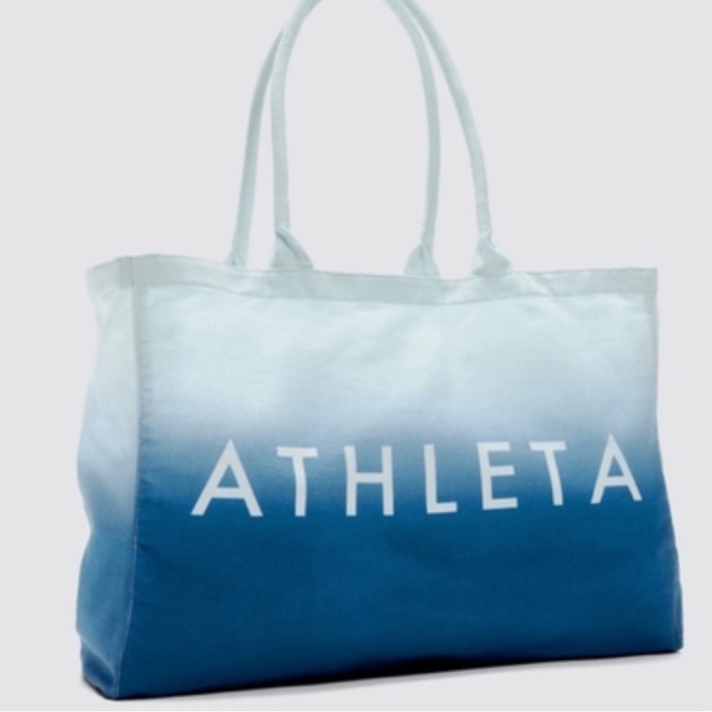 Athleta Ombre Blue Tote Bag